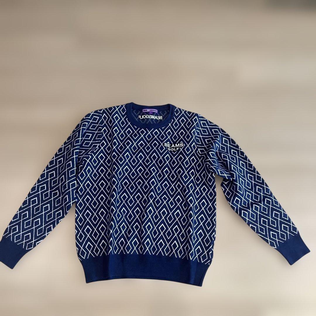 BEAMS GOLF ダイヤモンドパターン セーター 、スカートのセット