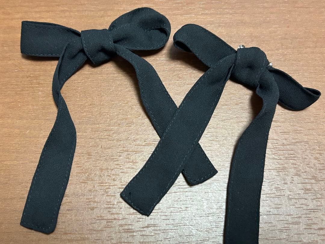 フィジカルドロップ　長袖カフェワンピース　レギュラーサイズ　黒