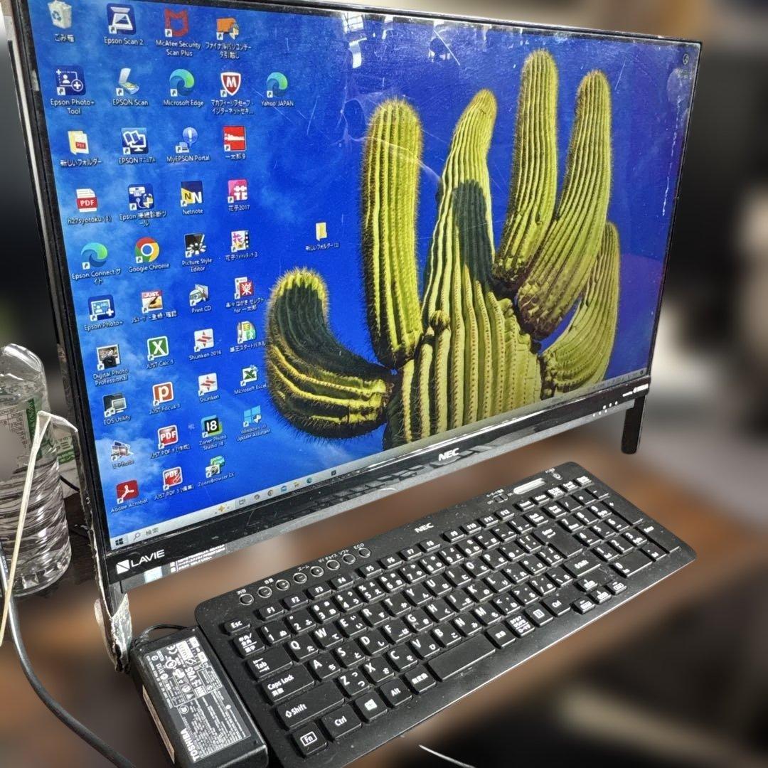 NEC デスクトップ　パソコン　PC-DA570GAB 4GB 3TB