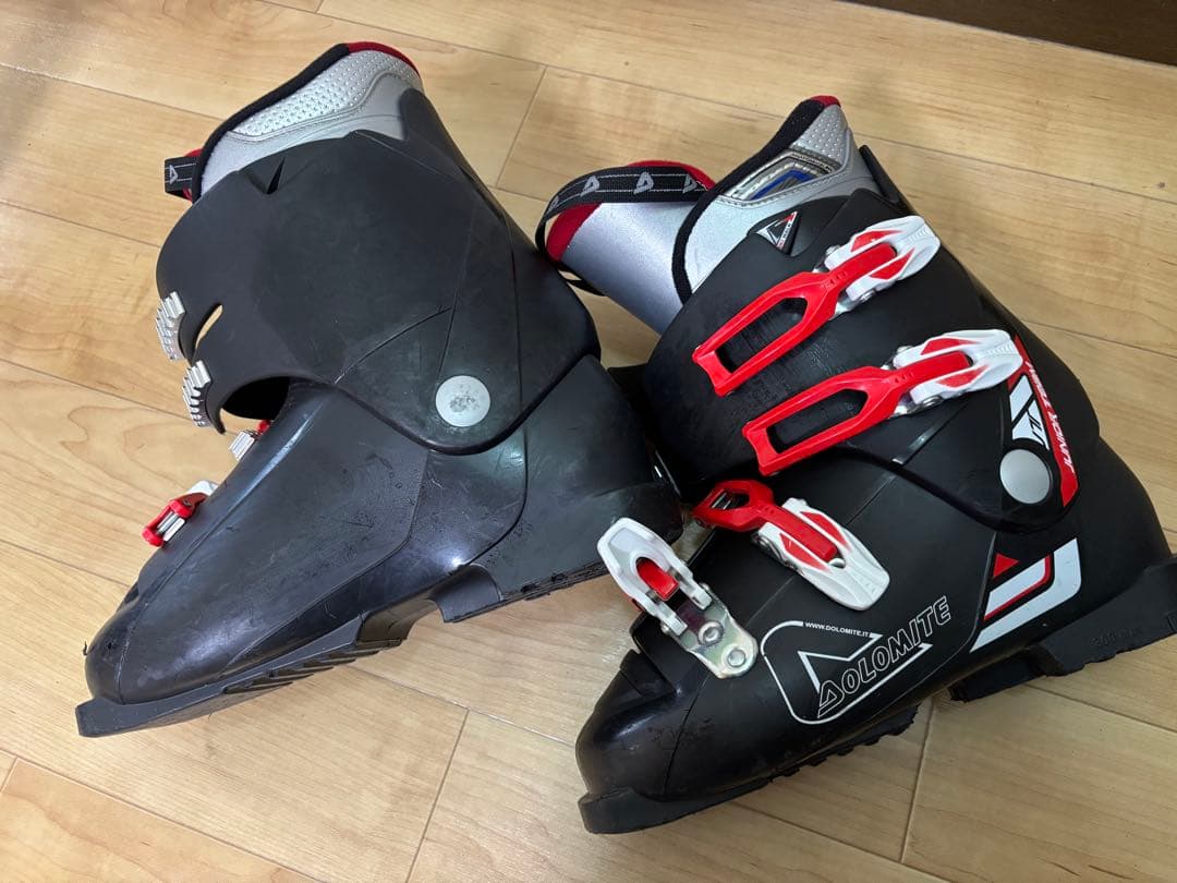 DOLOMITE JT 26cm ジュニア スキーブーツ 赤