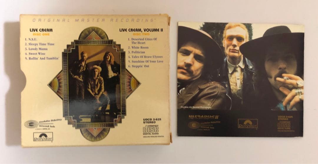 【希少モービルフィデリティー盤CD】クリーム　ライブ・クリーム I & II