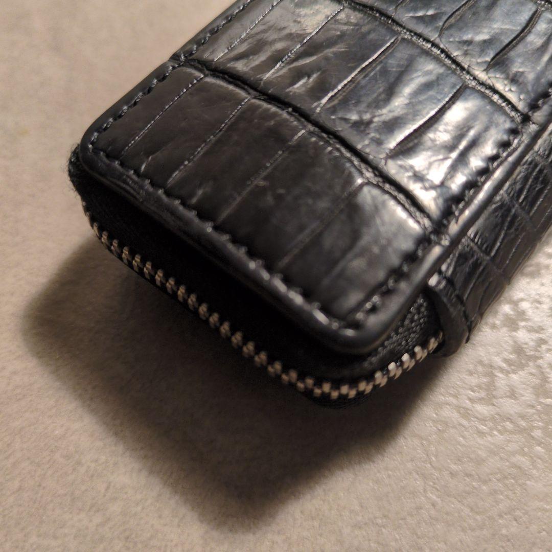 THE SOLE クロコダイル スマートキーケース ブラック