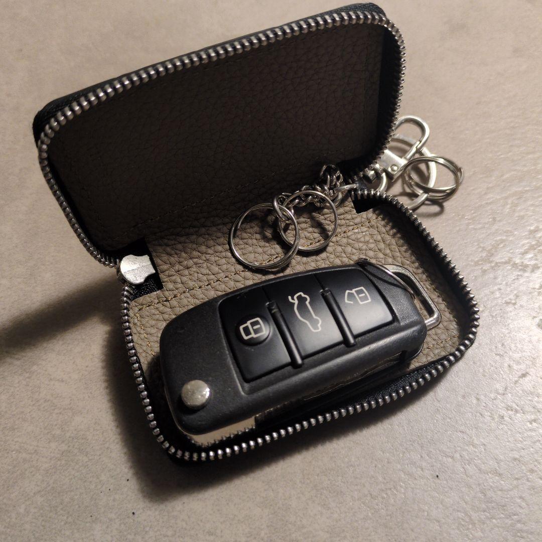 THE SOLE クロコダイル スマートキーケース ブラック