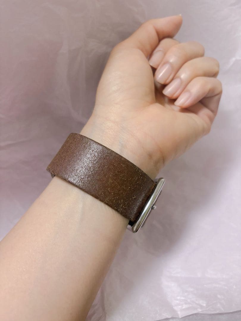 RAME0209マルジェラ期 エルメス エトリヴィエール レザーバングル