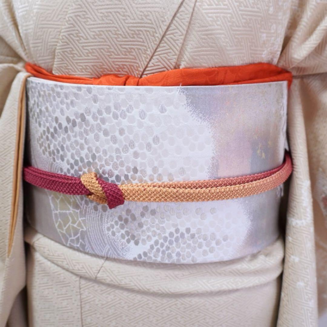 訪問着　4点フルセット432七五三 お宮参り 卒業式　入学式　汕頭刺繍　小柄な方