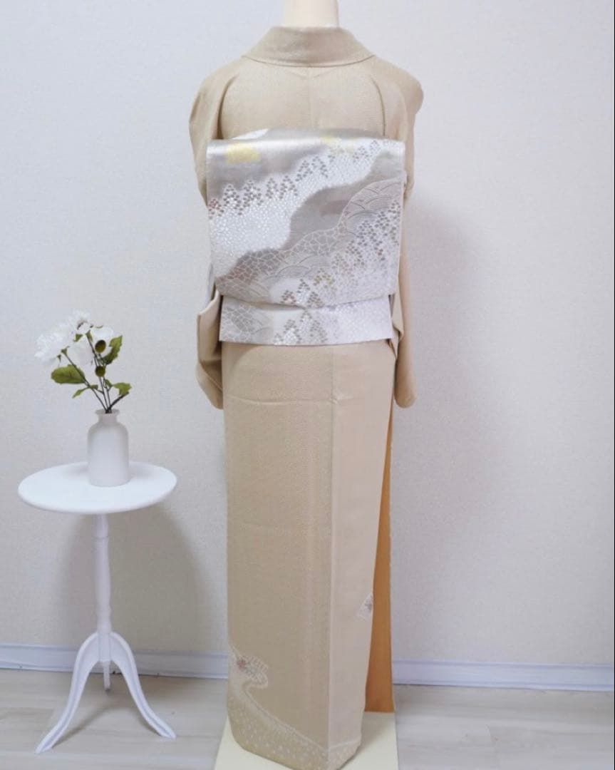 訪問着　4点フルセット432七五三 お宮参り 卒業式　入学式　汕頭刺繍　小柄な方