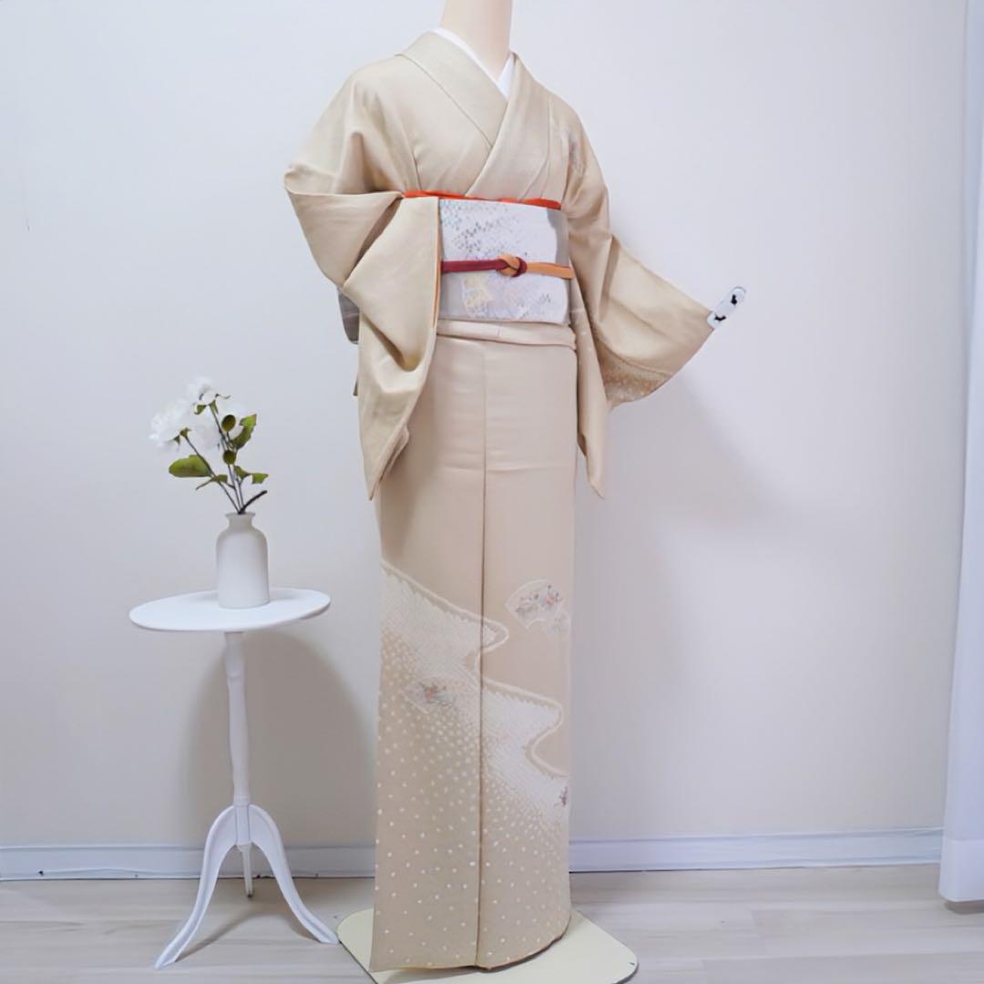 訪問着　4点フルセット432七五三 お宮参り 卒業式　入学式　汕頭刺繍　小柄な方