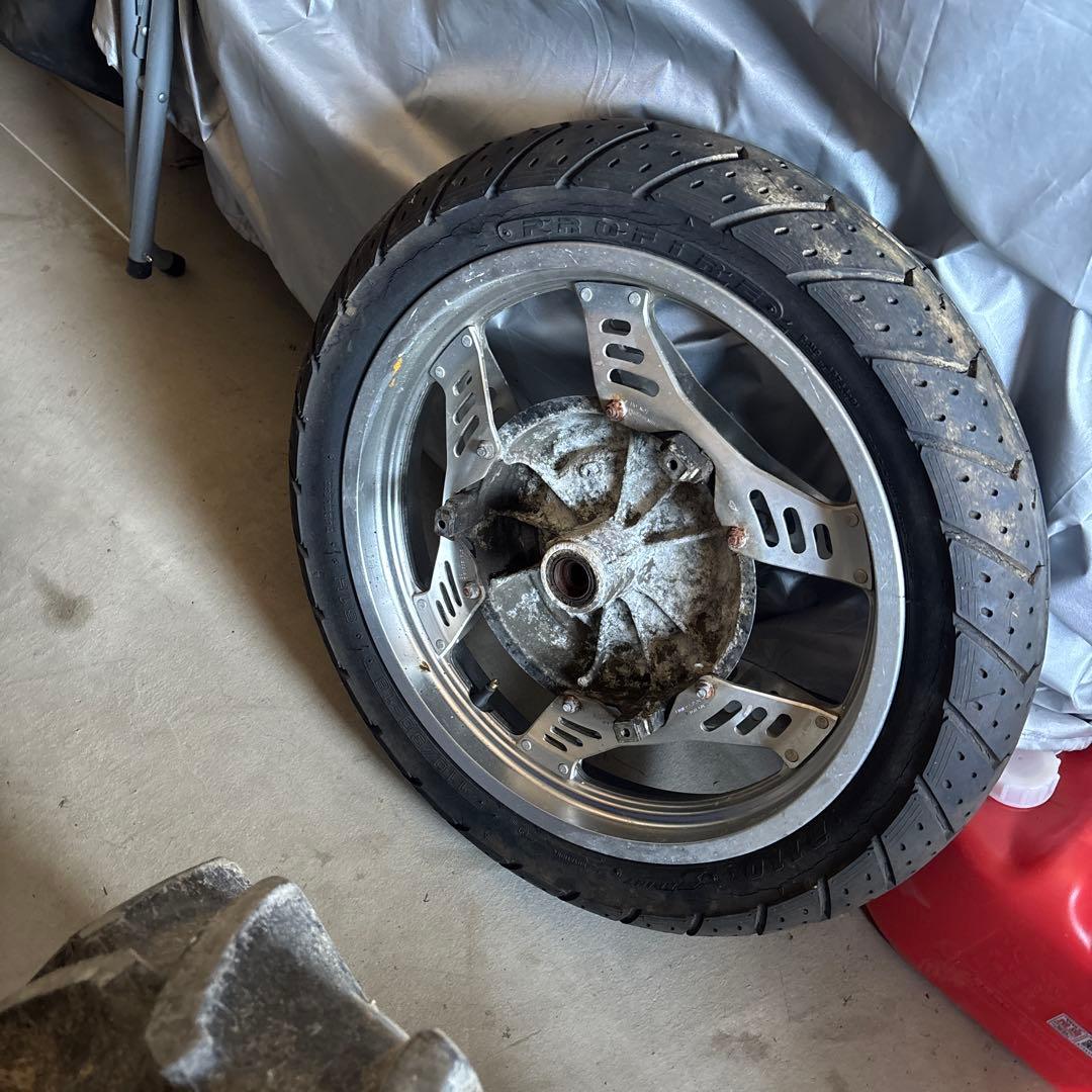 CBX400F ワイドホイール