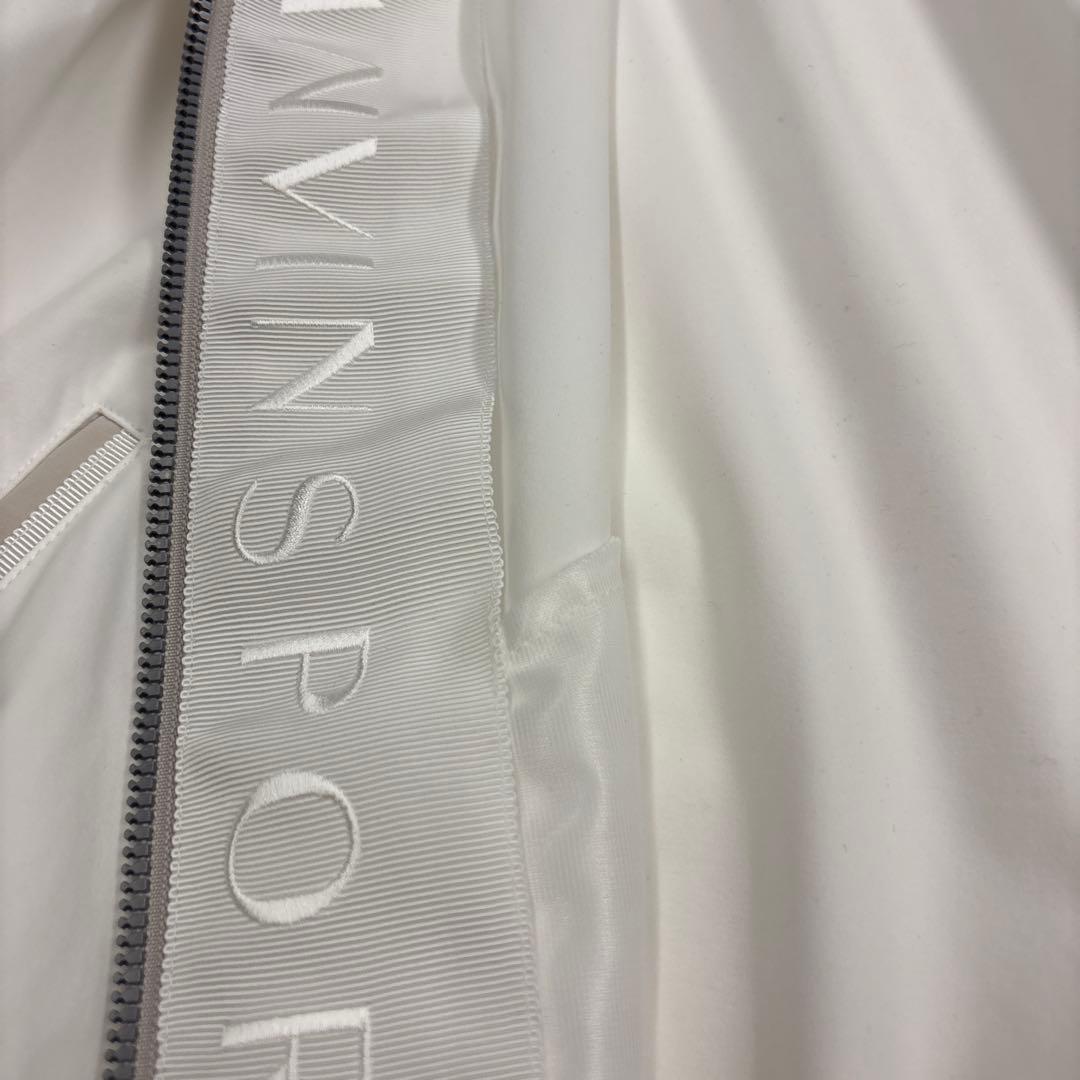 Y*o様 LANVIN SPORT スタンドカラー ジャケット M ホワイト/ベ