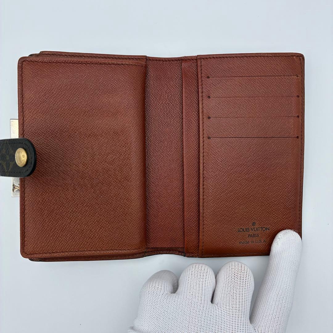 ルイヴィトン　ポルトモネ　ビエ　ヴィエノワ　モノグラム　がま口財布
