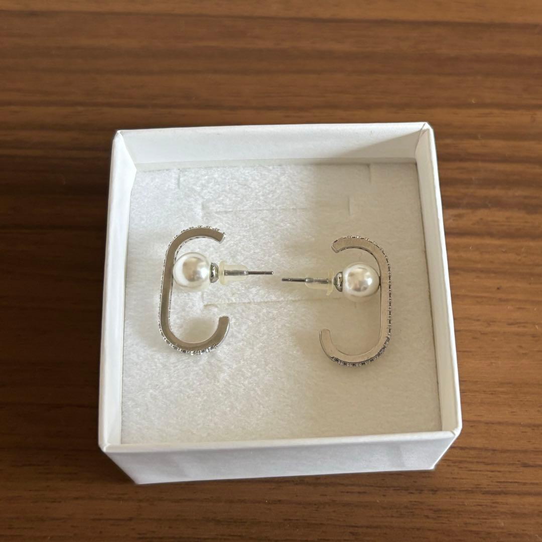 【セール中】ステラハリウッド　SAORIさんコラボ　ビジューラインパールピアス