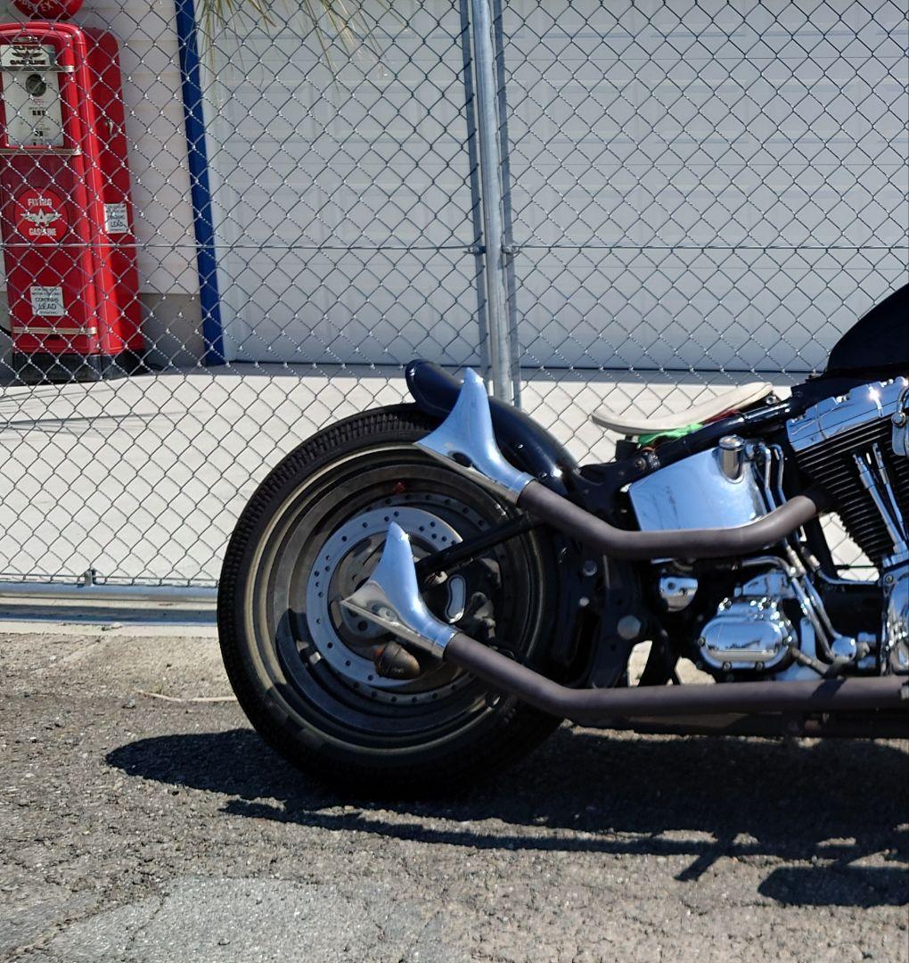 ２％er製　フィッシュテールマフラー 45φ(1-3/4インチ)【２個セット】