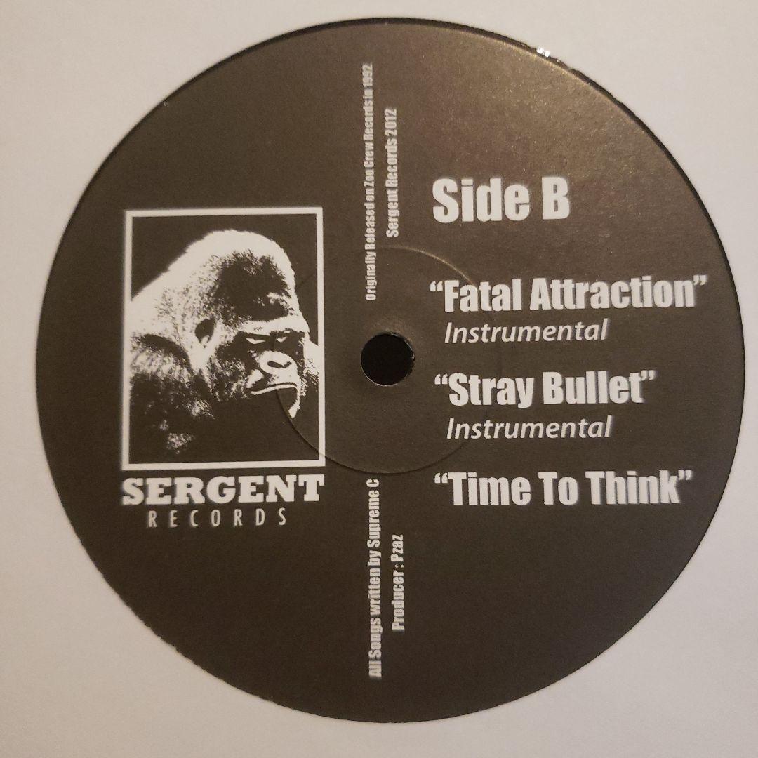 150枚限定 Supreme C ‎ Time To Think Reissue