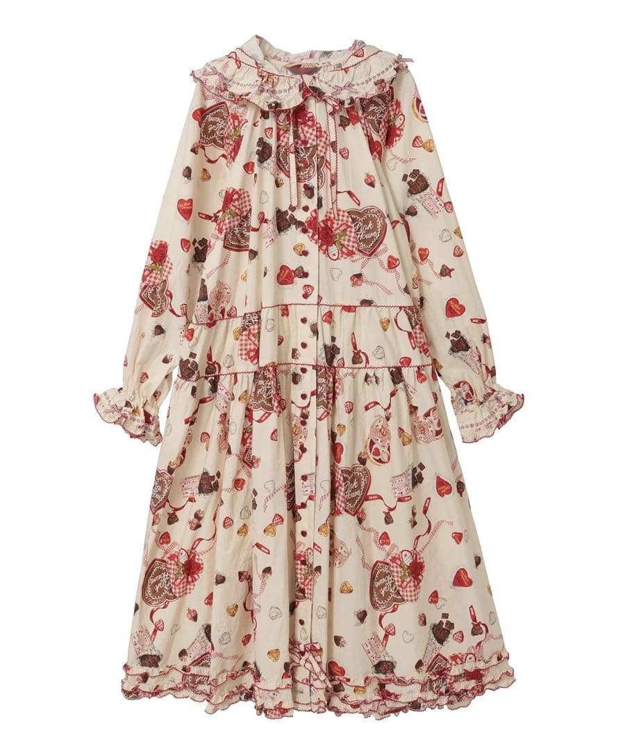 ★スウィートメモリーズプリントミディワンピース★