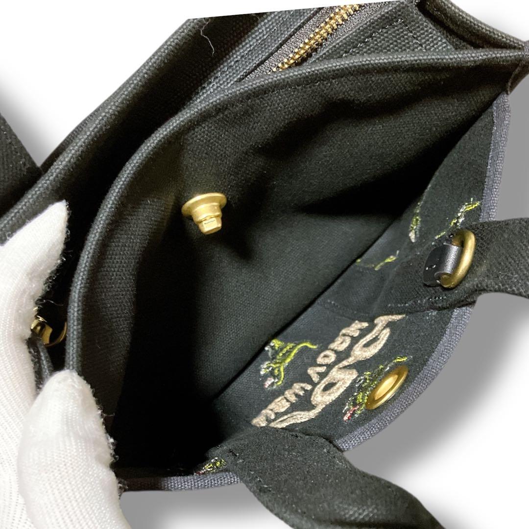 コーチ 良品 2way レキシー 日本限定 カーゴトート26 ブラック 刺繍