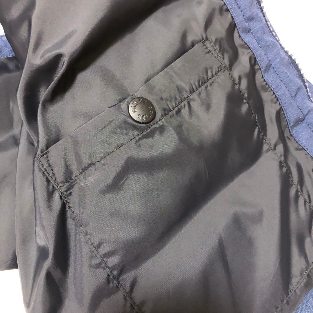 美品‼️ダントン ダウンベスト フード付き ネイビー 36