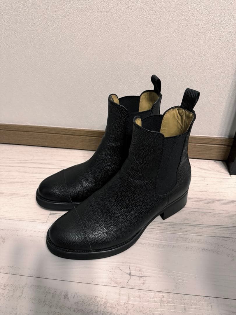 靴 shiun GRAIN CHELSEA BOOTS 41