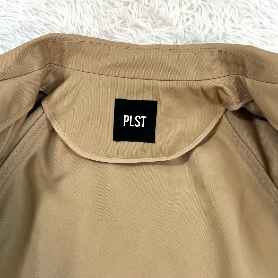 美品♡PLST リラクシーショートトレンチコート　ベルテッド　ドルマンスリーブ