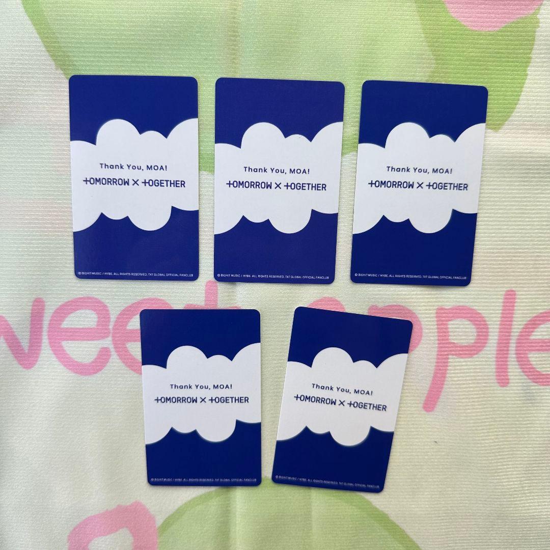 TXT HAPPY TOGETHER QUIZ MOA トレカ 5枚