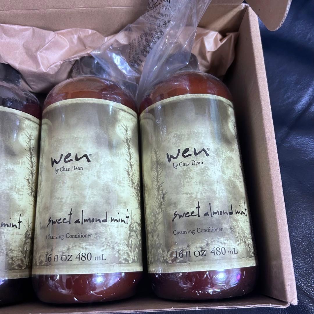 新品 ウェン クレンジング コンディショナー アーモンド 3本+クリーム1本