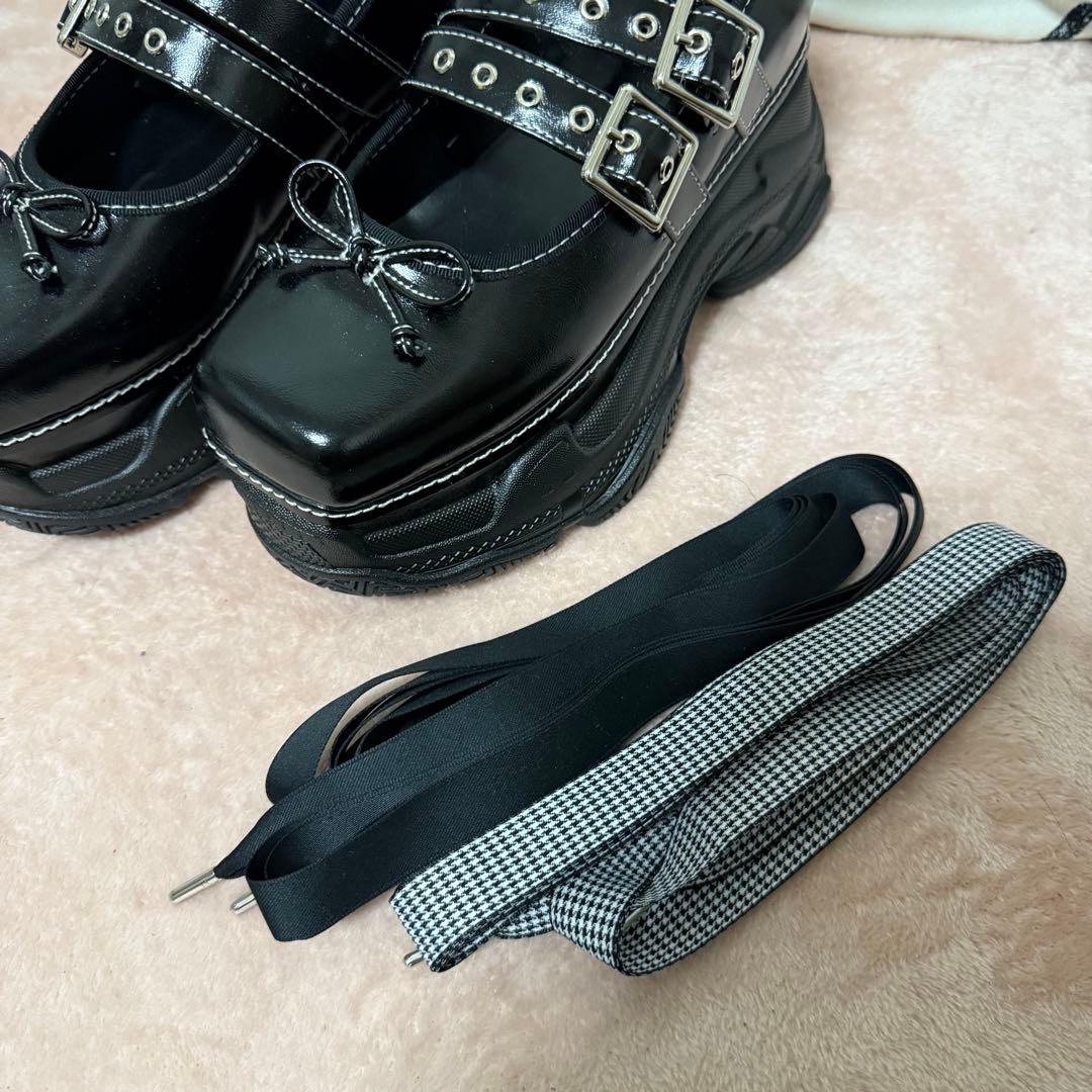 新品jouetie スニーカーソールバレエシューズ