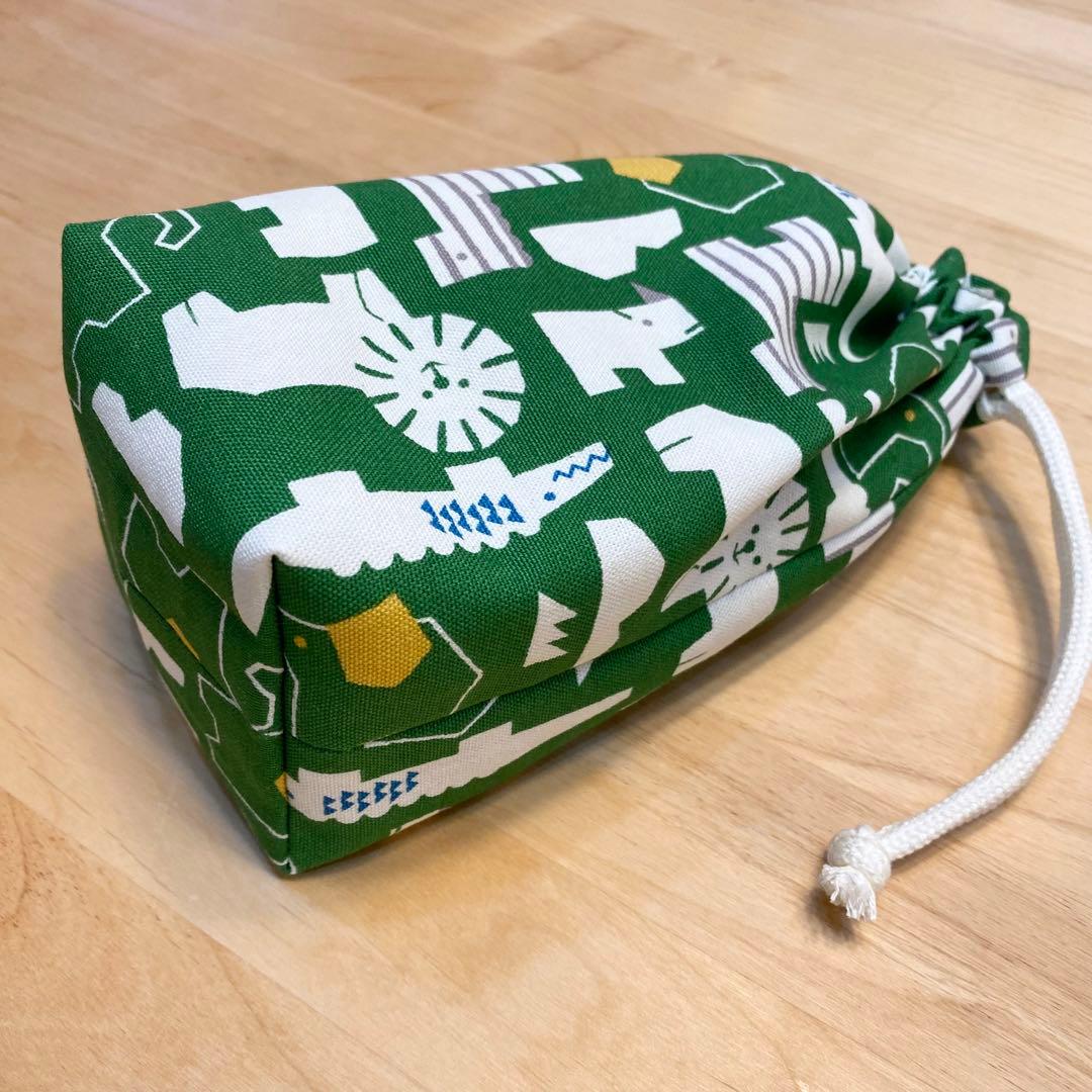 もりくま様　ギンガムチェック3点セット　コップ袋1枚