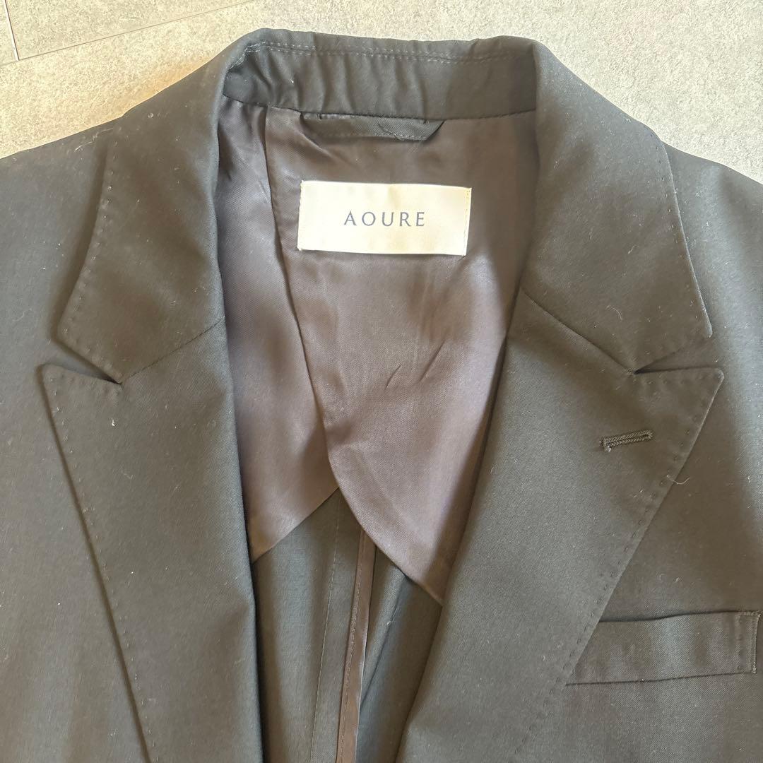 AOURE ブラック ビジネススーツ セット