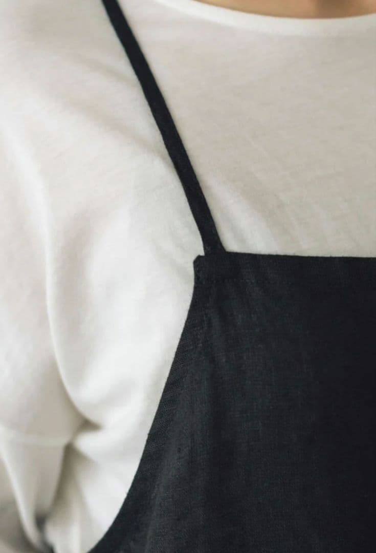 美品✨fog linen work マリ サロペット ブラック