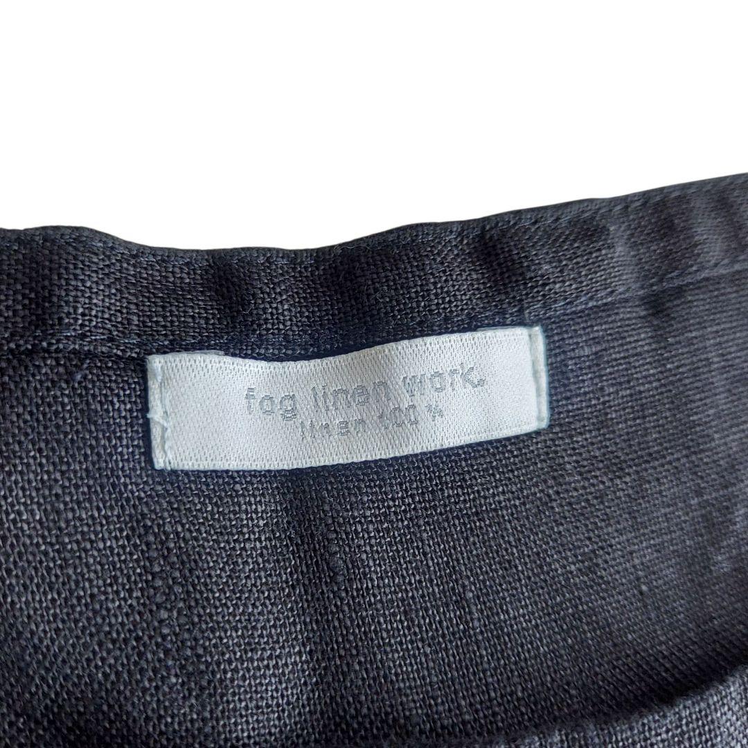 美品✨fog linen work マリ サロペット ブラック