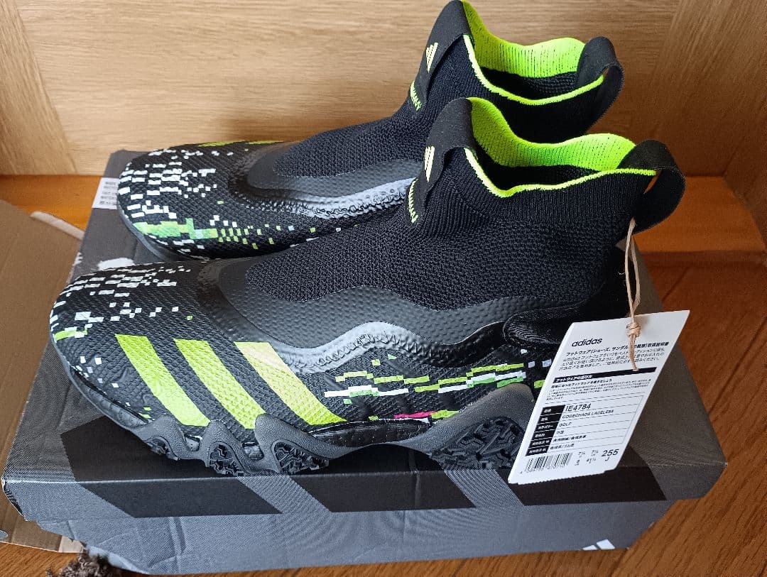 adidasアディダスゴルフシューズ　コードカオス レースレス グリッチ