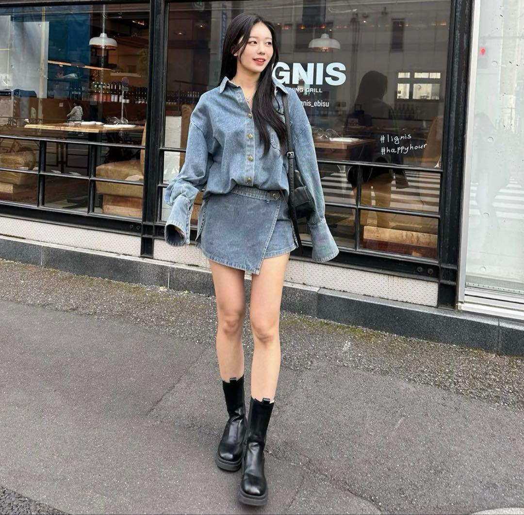 emmy デニム セットアップ ショートパンツ ジャケット