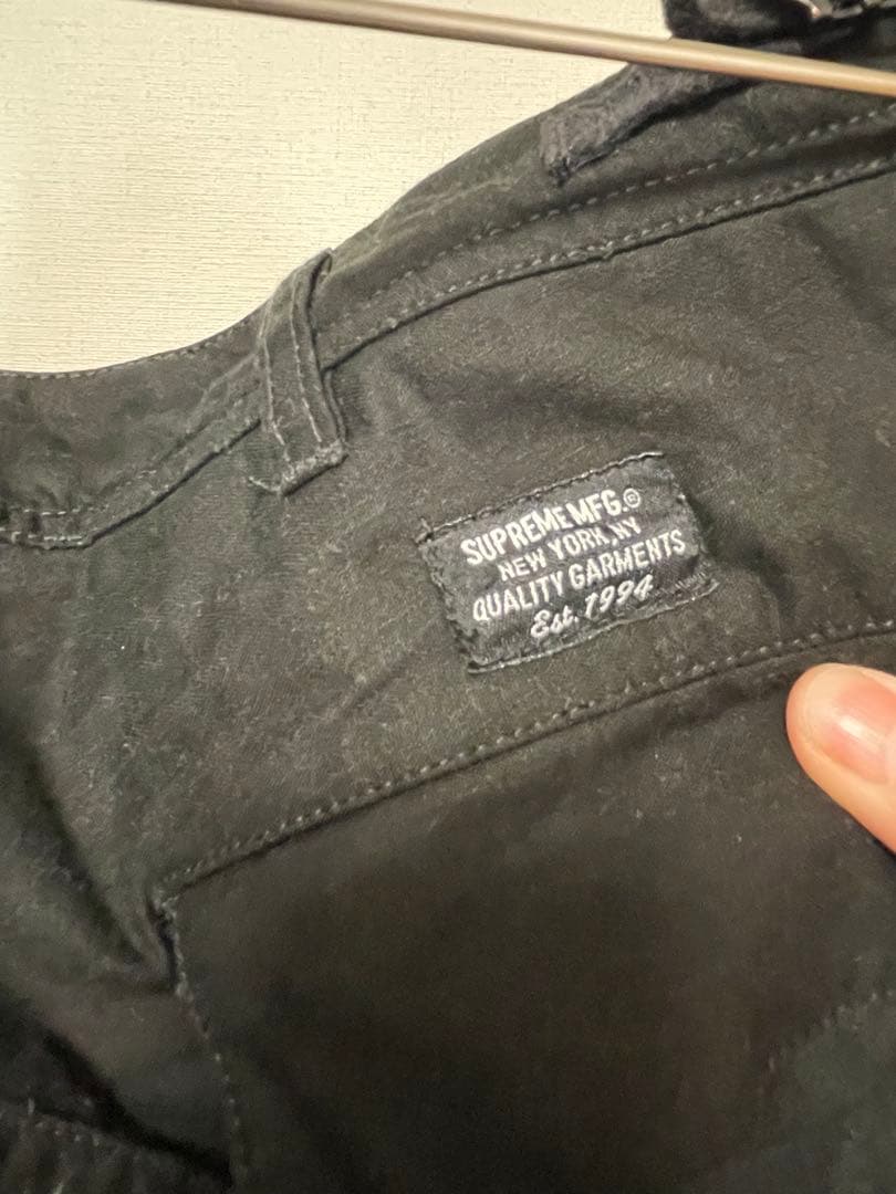 Supreme シュプリーム カーゴパンツ ブラック サイズ34