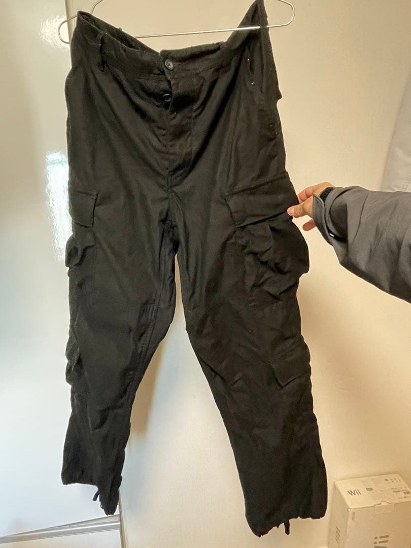 Supreme シュプリーム カーゴパンツ ブラック サイズ34