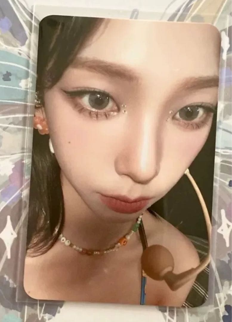 aespa 3周年 anniversary グラス コップ 限定 トレカ カリナ