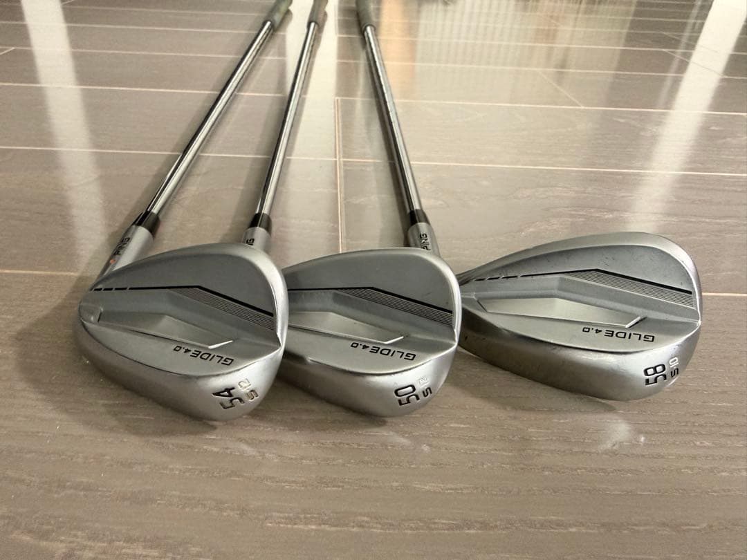 PING GLIDE 4.0 ウェッジ 3本セット 50° 54° 58°