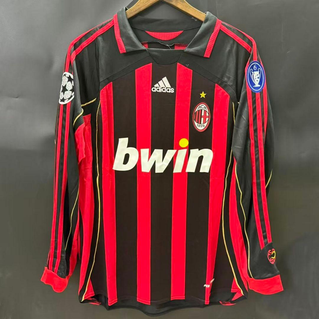 ACミラン Gattuso 8番 シャツ 長袖 L#8