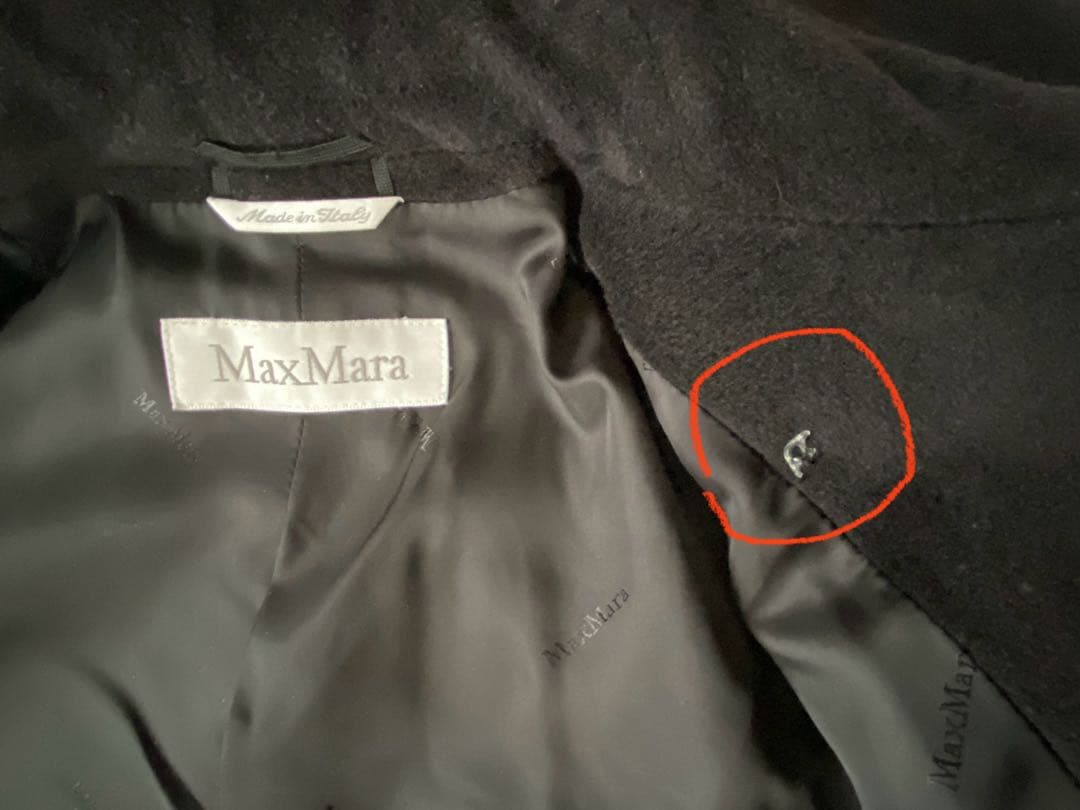 マックスマーラ　コート　白タグ　JI38 難あり