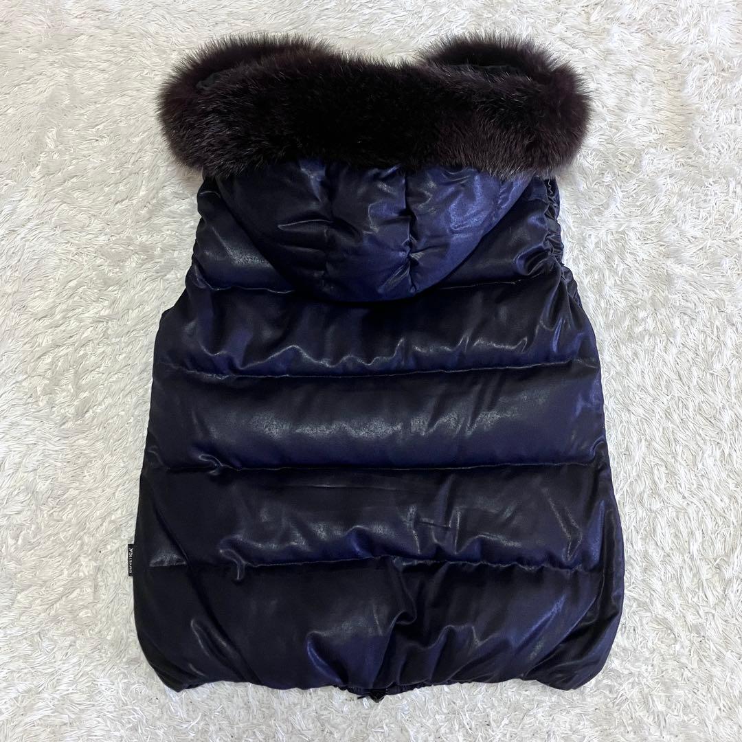 美品 デュベティカ 別注 ダウン ベスト カシミヤ ファー goccia