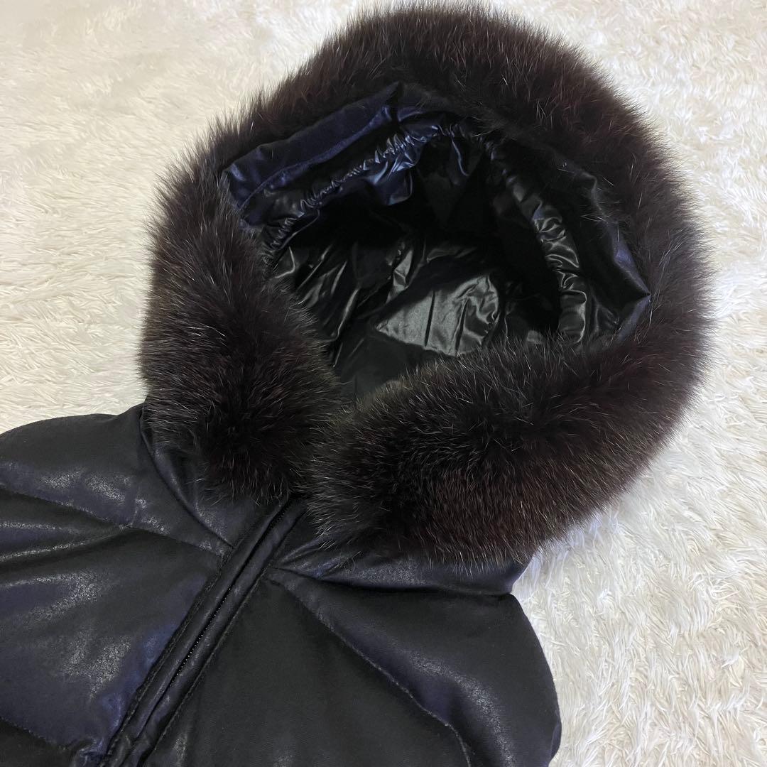 美品 デュベティカ 別注 ダウン ベスト カシミヤ ファー goccia