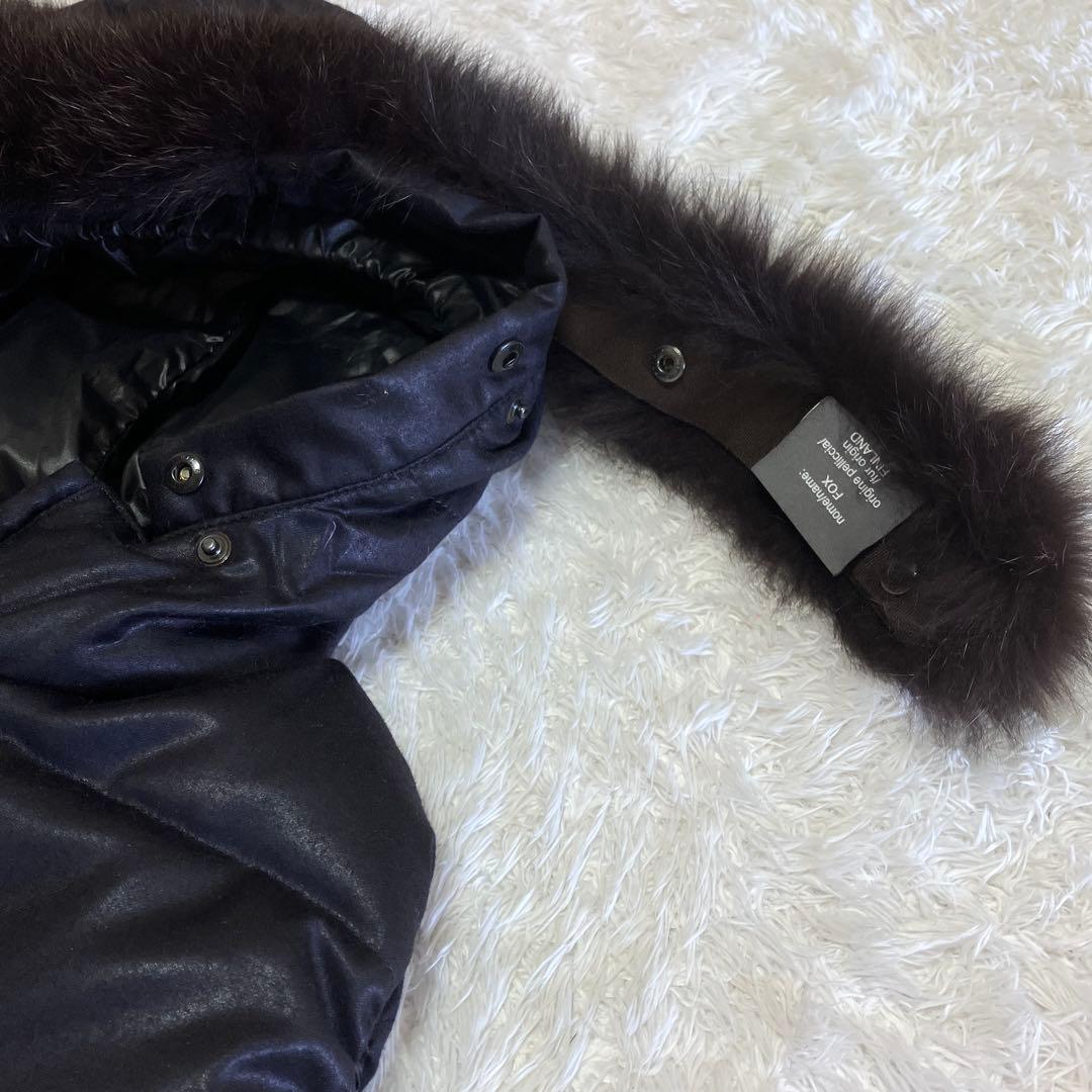 美品 デュベティカ 別注 ダウン ベスト カシミヤ ファー goccia