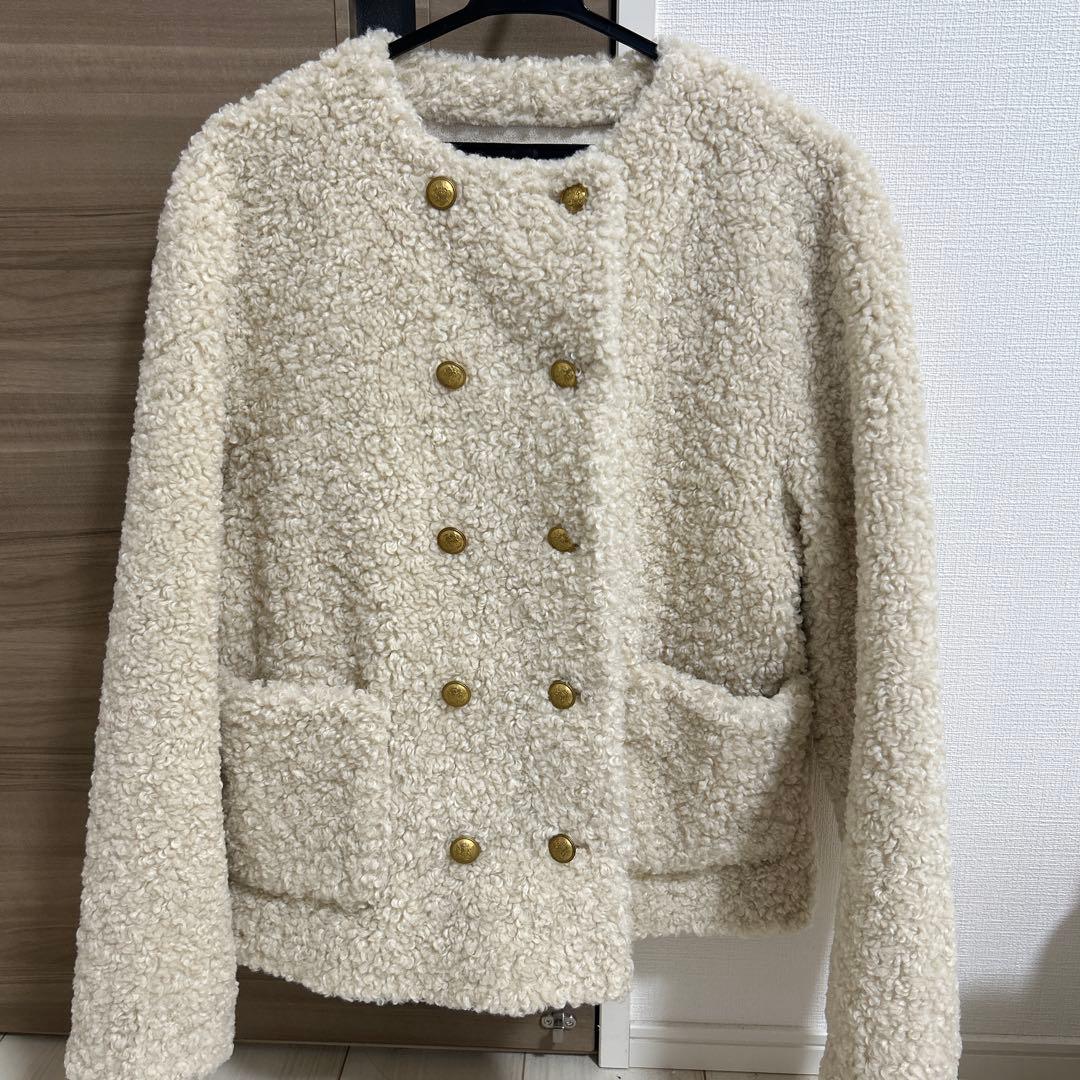 MilaOwen 金釦カールファージャケット