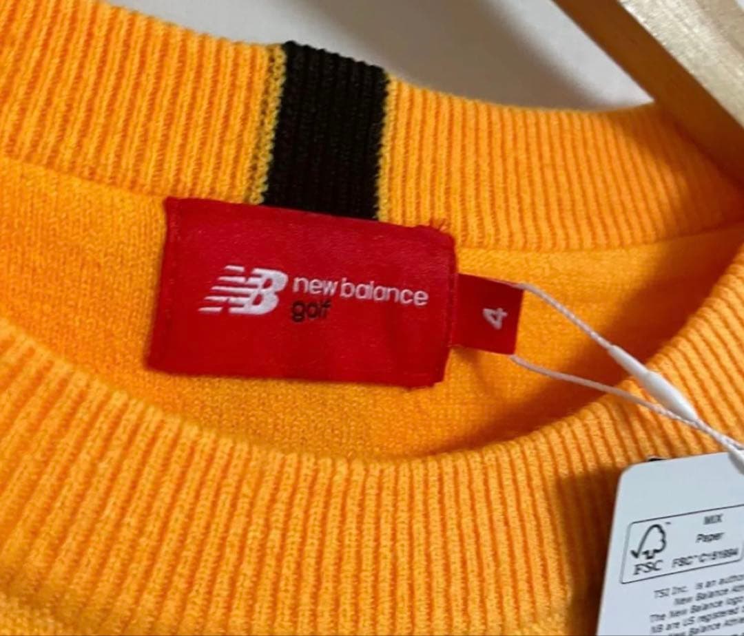 new balance ATHLETIC オレンジセーター(M)