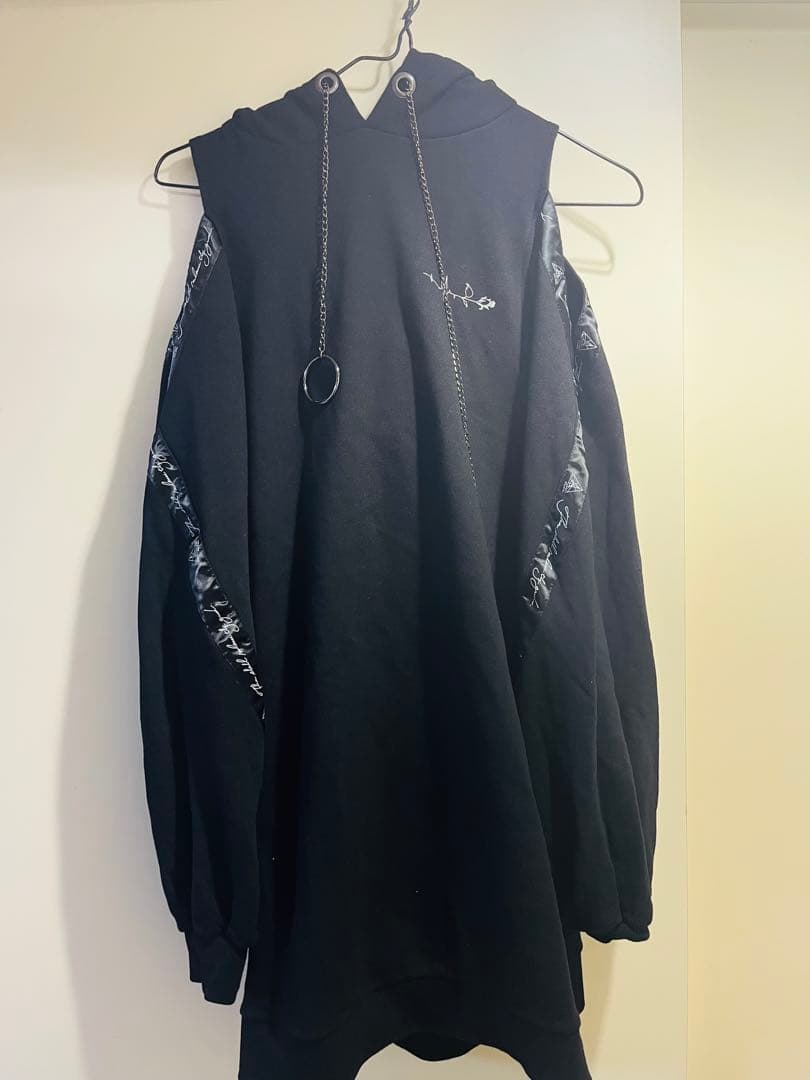 CuLLt パーカー ワンピース カルト オフショル Cullt レース リボン