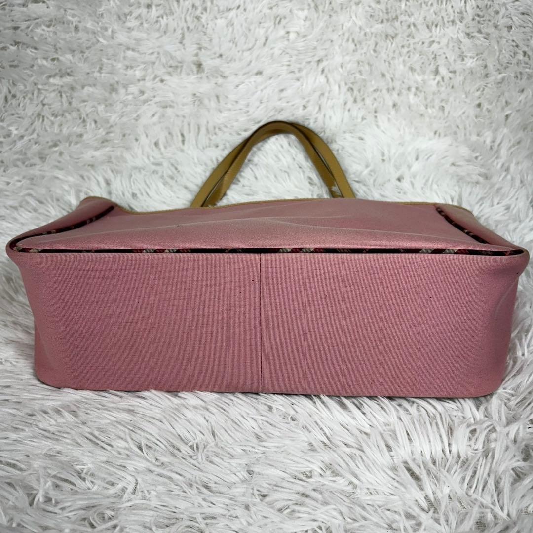 美品✨バーバリーブルーレーベル トートバッグ ノバチェック ホースロゴ 大容量