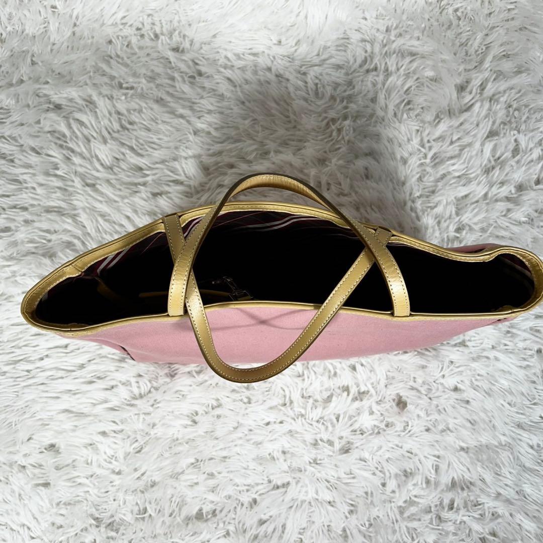 美品✨バーバリーブルーレーベル トートバッグ ノバチェック ホースロゴ 大容量