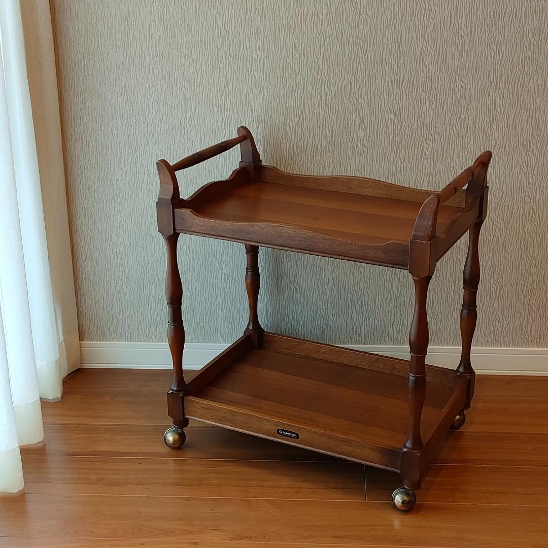 希少　マルニ木工　キッチンワゴン　ティーワゴン　ヴィンテージ