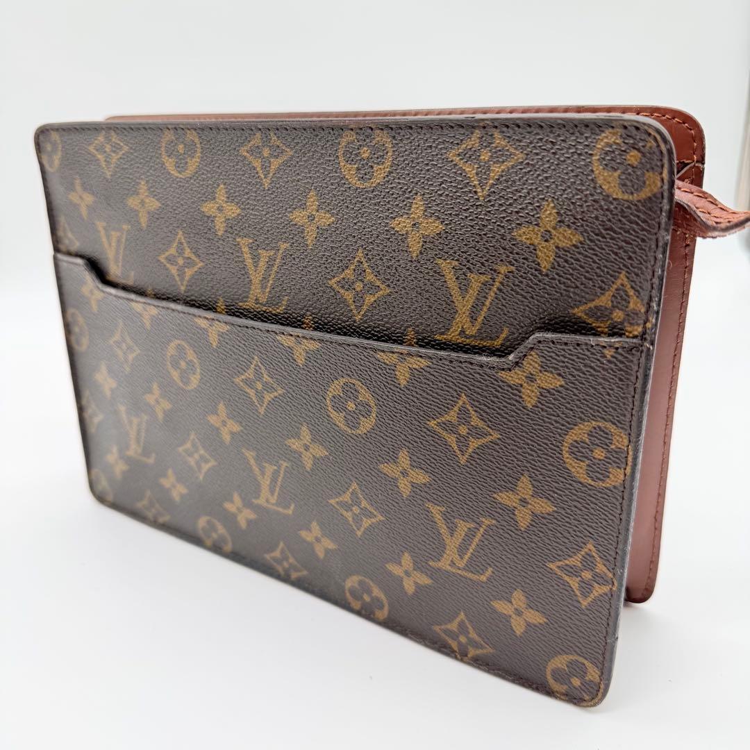 LOUIS VUITTON ルイヴィトン ポシェットオムモノグラムクラッチバッグ