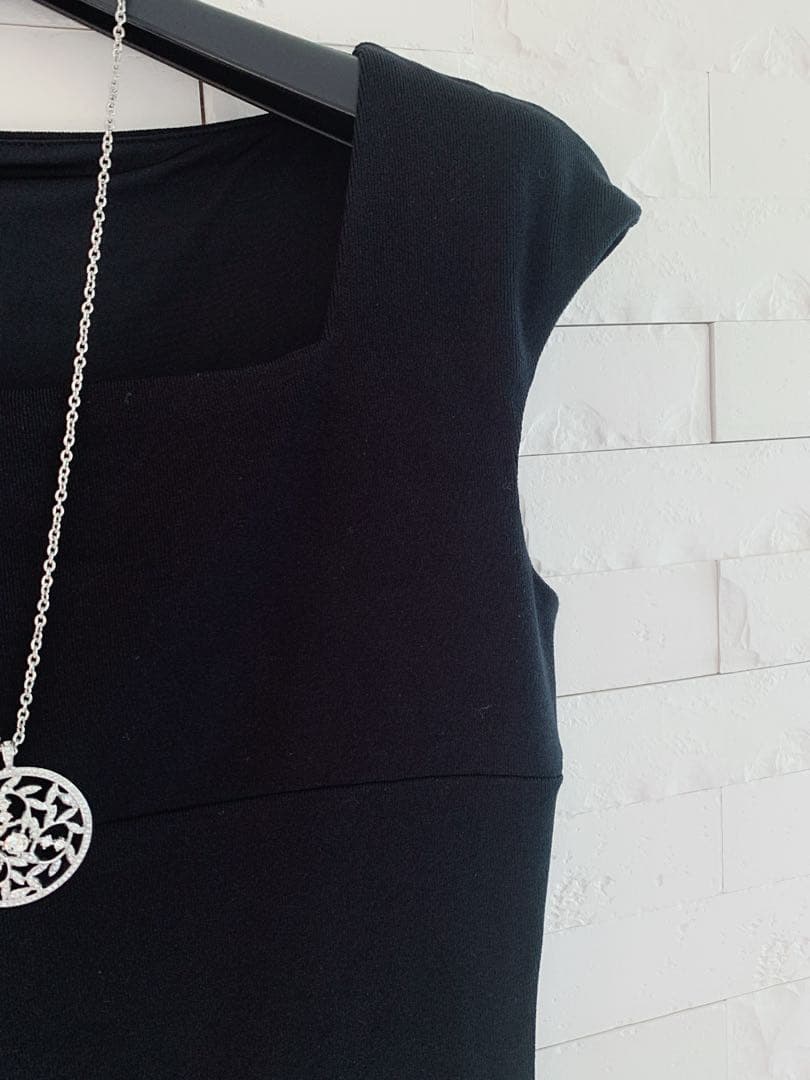 ★美品★FOXEY/フォクシータンクトップ 小顔タンク ストレッチリブ38