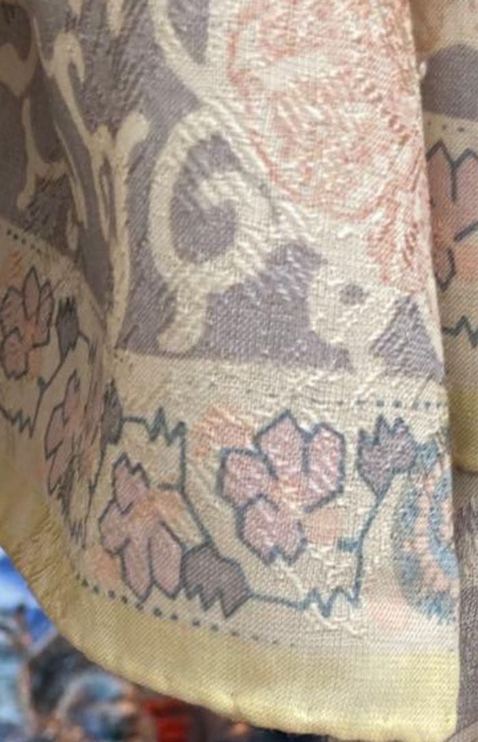 ロンポンさま　　　エトロ　ウールシルクストール　大判