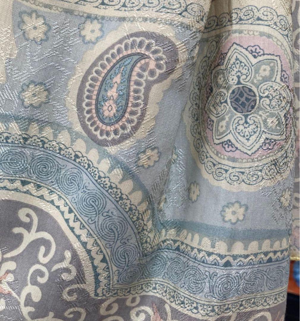 ロンポンさま　　　エトロ　ウールシルクストール　大判